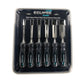 6pc High Impact Through Tang Chisel Set 1/4", 3/8", 1/2", 3/4", 1", 1-1/4" alt 0