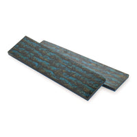Poly Resin Knife Scales - 15/64" x 2" x 7" - Peacock - Pair alt 0