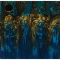 Poly Resin Knife Scales - 3/8" x 2" x 7" - Peacock - Pair alt 0