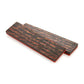 Poly Resin Knife Scales - 3/8" x 2" x 7" - Molten Lava - Pair alt 0