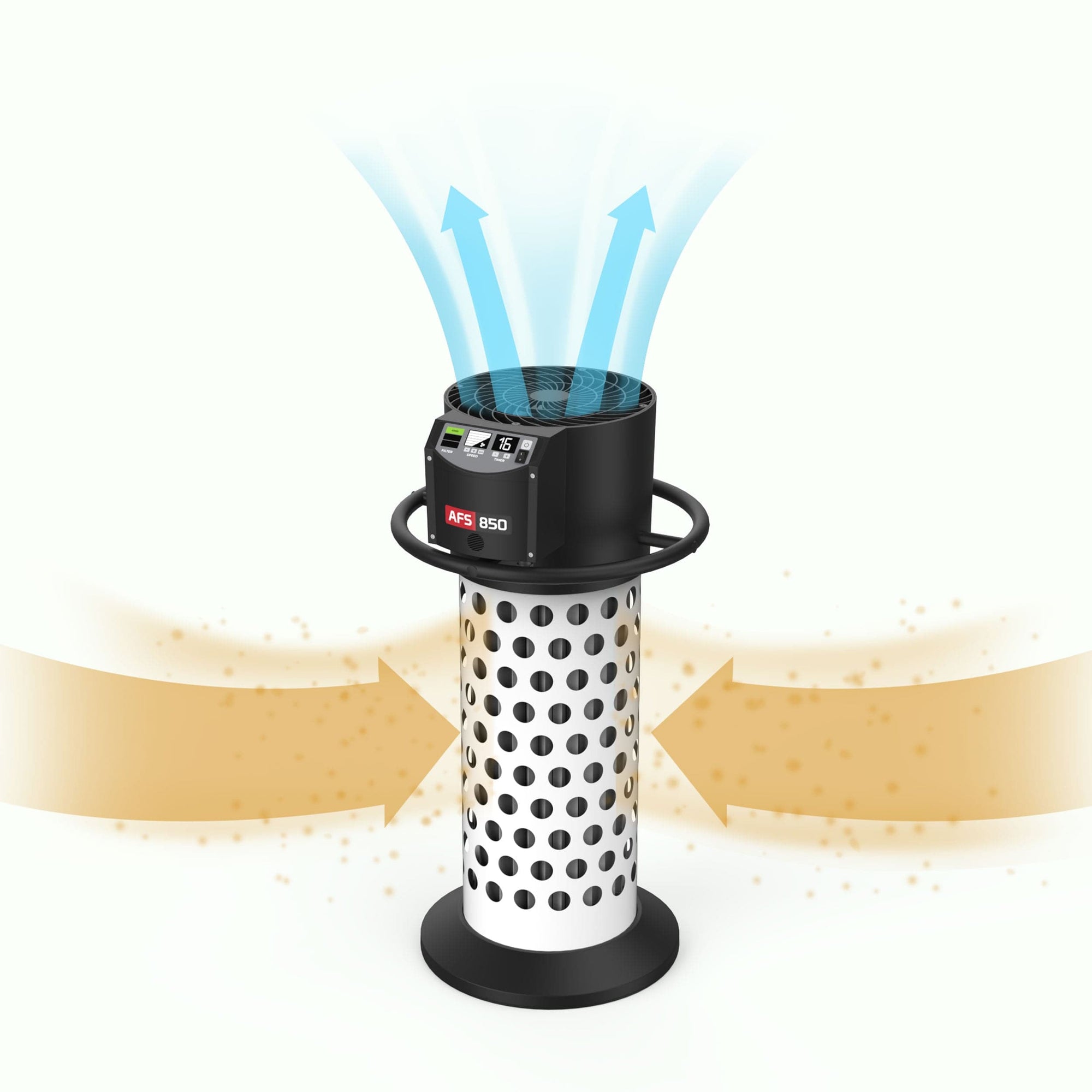 AFS-850 Air Filtration System, 1/5 HP alt 0