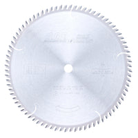 10" x 80T Carbide Tipped Cut-Off and Crosscut Blade, 10 Degree, 5/8" Bore alt 0