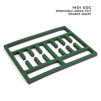 EDC Desktop Case, Model 1401, Natural Walnut alt 0