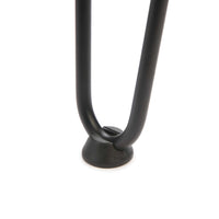 2-Wire Hairpin Leg - 16" - Black - 4 Piece
