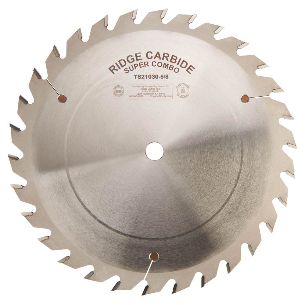 TS2000 Super Combo Saw Blade - 10" x 5/8" Bore x 30T - AR - Full Kerf