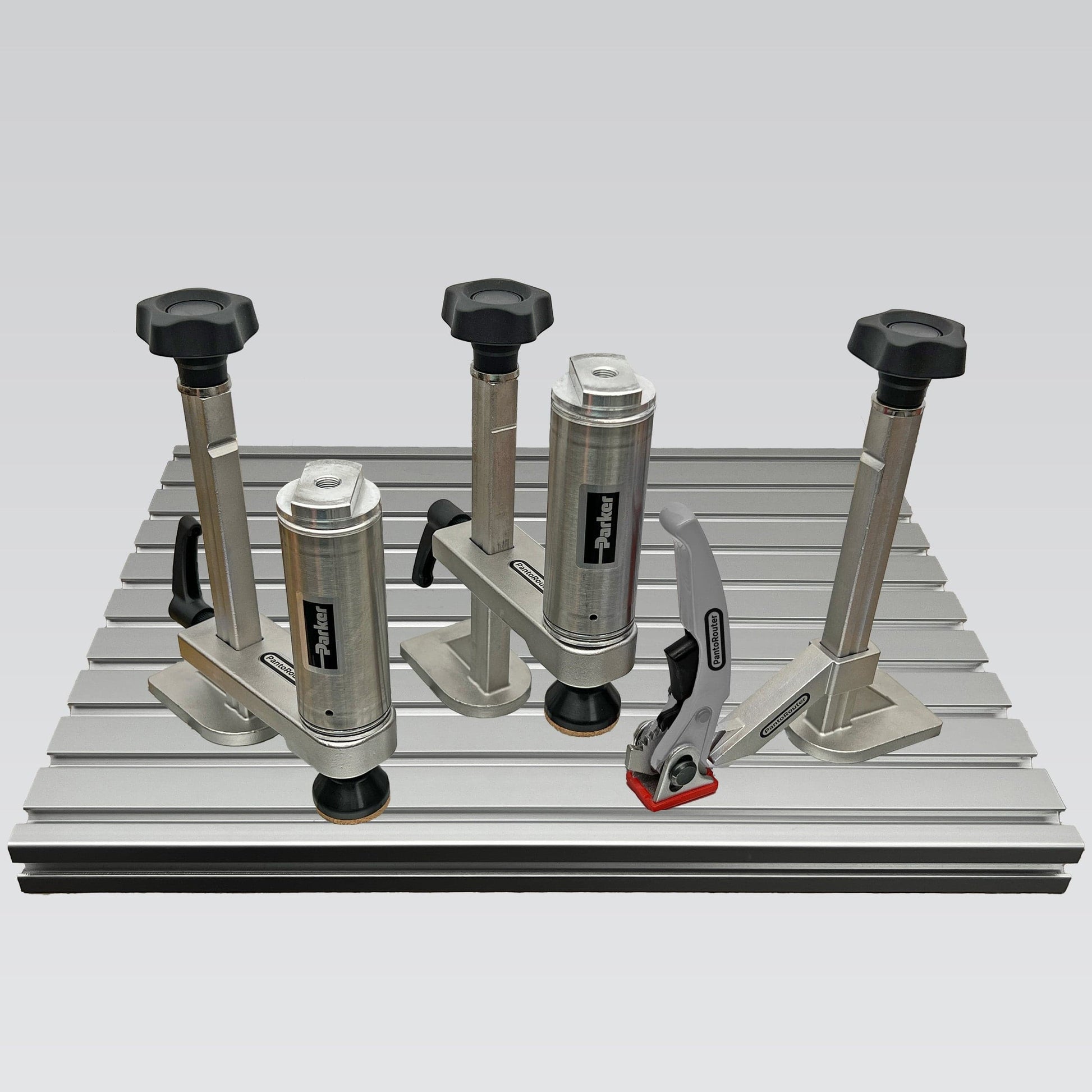 Super Deluxe Clamp Pack - Two Air & One Lever with Stiffeners CSF & Air Control alt 0