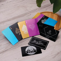 Engravable Metal Business Cards - Multicolor Aluminum - 20 Piece