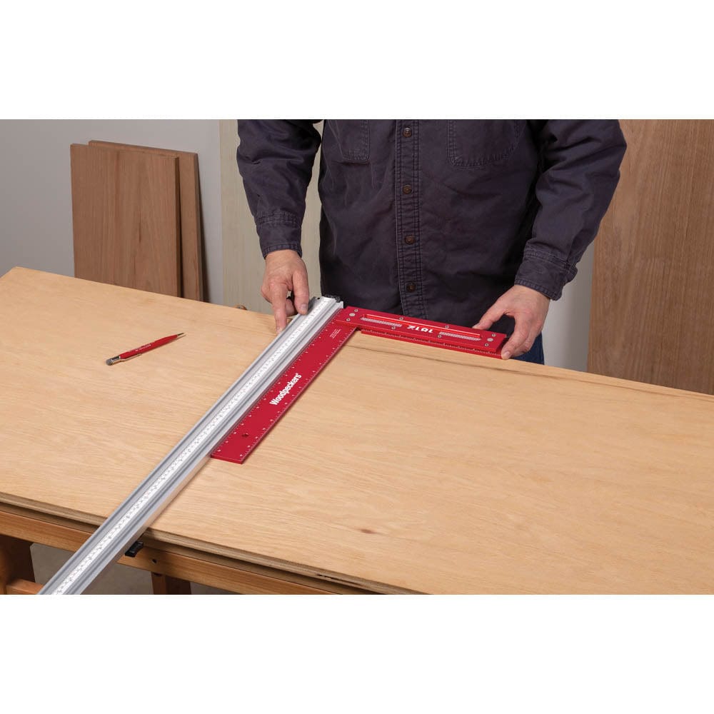 Precision Woodworking Square with Rack-It - 18”