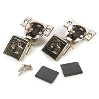 Premium Compact Clip - 1-1/4" Overlay Face Frame Hinge with Blumotion - Pair