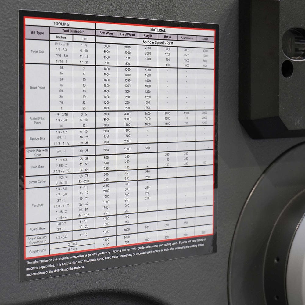 DP:20 20" Drill Press with Touchscreen - 1.5 HP