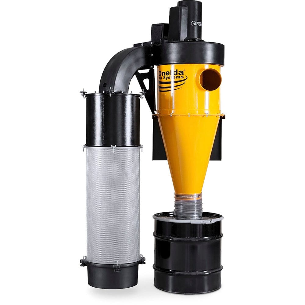 5HP Dust Gorilla Pro with SMART Boost, 35 Gallon Drum, and Wall Mount