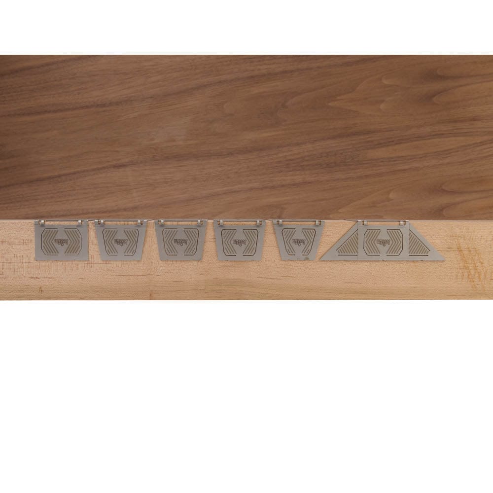 Stainless Steel Saddle Squares Combo Set - 6 Piece