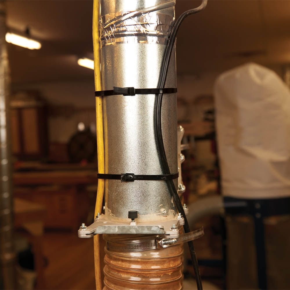 EZ Release Reusable Cable Ties - 19-11/16" - 75 lb Tensile Strength - 10 Pack