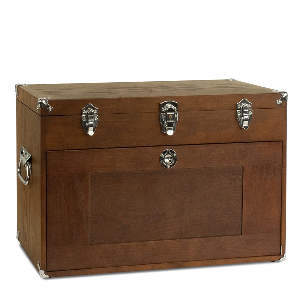 T24-D 11-Drawer Top Chest- Dark Oak