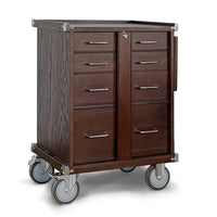 R20-D 5-Drawer Hobby Roller Cabinet- Dark Oak