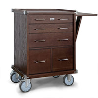 R20-D 5-Drawer Hobby Roller Cabinet- Dark Oak