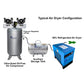 RD-91503 High-Efficiency Non-Recycling 98% Refrigerated Air Dryer -  220V - 60 HZ - 1-PH