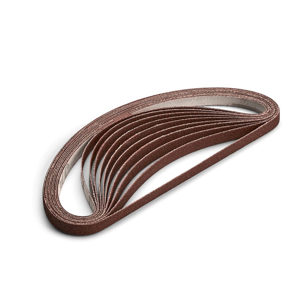 Sanding Detailer Replacement Belts - 120 Grit - 1/2" – 10 Pack