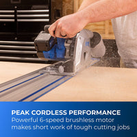 Ionic Drive 6-1/2" Plunge-Cut Track Saw Kit - 20V