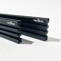 48" Universal Aluminum Woodworking Multi-Track- Black- 2 Piece