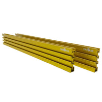24" Universal Aluminum Woodworking Multi-Track- Yellow- 2 Piece