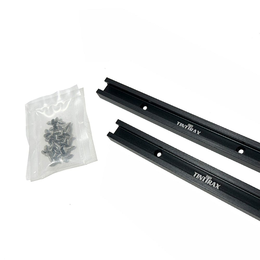 24" Universal Profile T-Track Kit- Black- 2 Piece