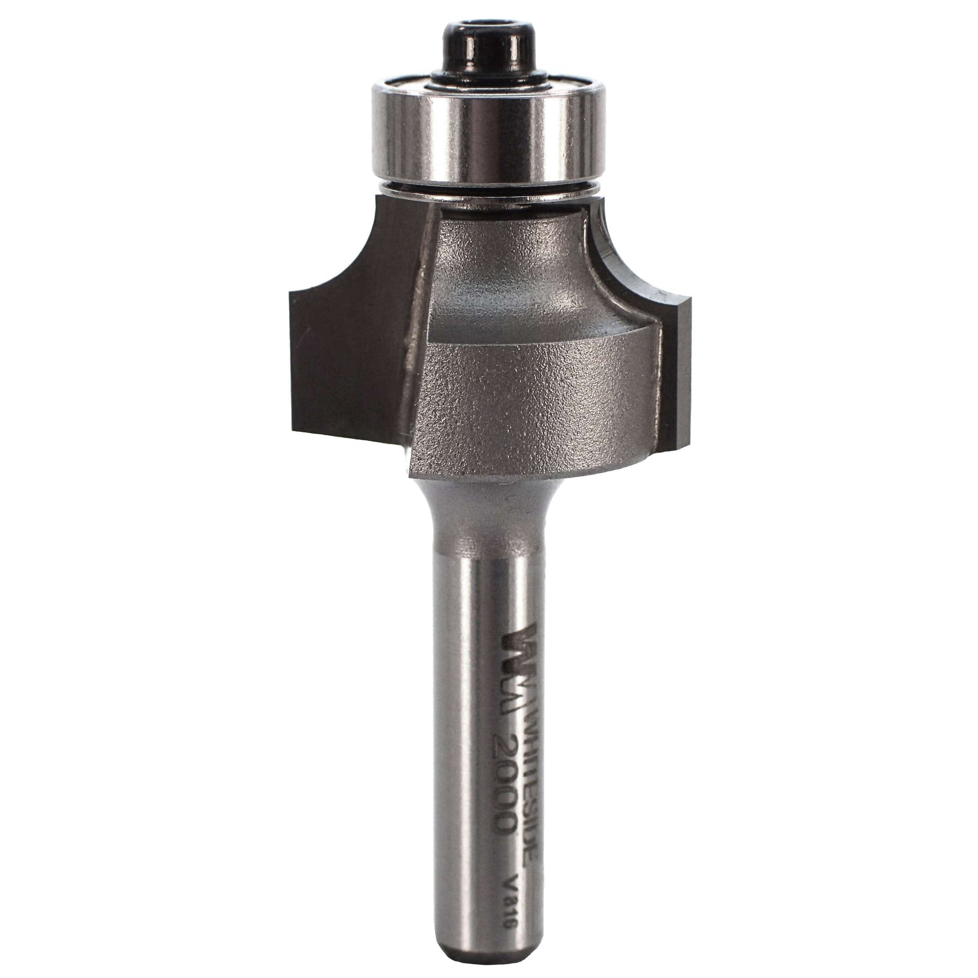 2000 Roundover Router Bit 1/4" SH 3/16" R X 7/8" D X 1/2" CL alt 0
