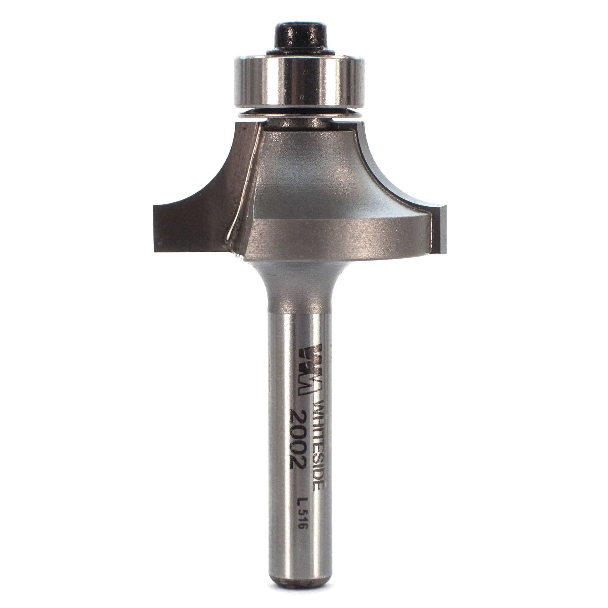 2002 Roundover Router Bit 1/4" SH 5/16" R X 1-1/8" D X 1/2" CL alt 0