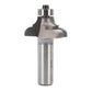 Cove and Bead Bit 1/4" R 1-5/16" LD 5/8" CL 1/2" SH 2-3/8" OL 2 FL alt 0