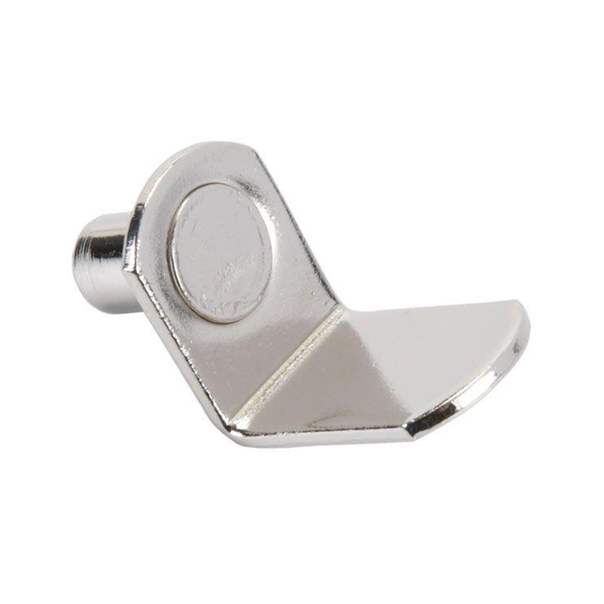 Bracket Style Shelf Support - 1/4" Pin - Nickel - 25 Pack alt 0