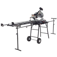 HD Miter Saw Stand - Model 2950 - Shown with Optional Support Wing and Side Stop Systems alt 0