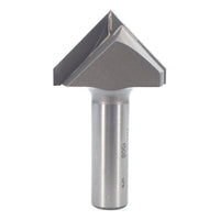 1508 V Groove Router Bit 1/2" SH 1-1/2" D X 3/4" P X 2-3/4" OL