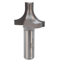 Plunge Roundover Bit w/Plunge Point 1/2" R 1-3/8" LD 3/8" SD 1/2" SH 2-1/2" OL 2 FL alt 0
