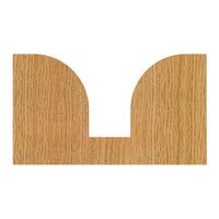 Plunge Roundover Bit w/Plunge Point 1/2" R 1-3/8" LD 3/8" SD 1/2" SH 2-1/2" OL 2 FL alt 0