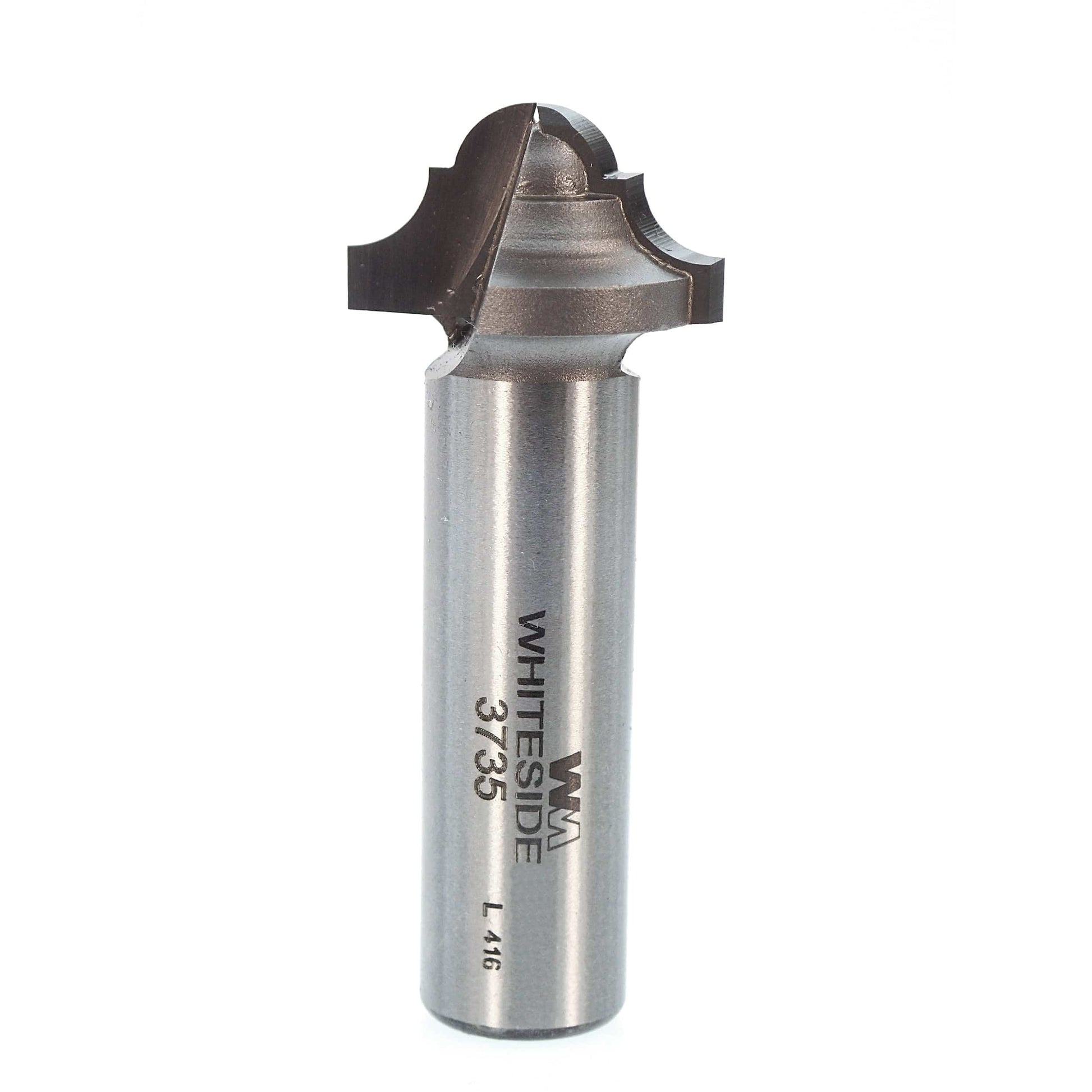 3735 Classical Round Bottom Router Bit 1/2" SH 3/16" R 7/8" D X 1/2" CL X 2-1/8" OL alt 0