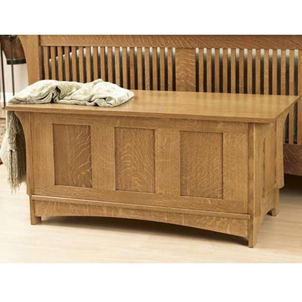 Woodworking Project Paper Plan to Build Arts and Crafts Blanket Chest alt 0