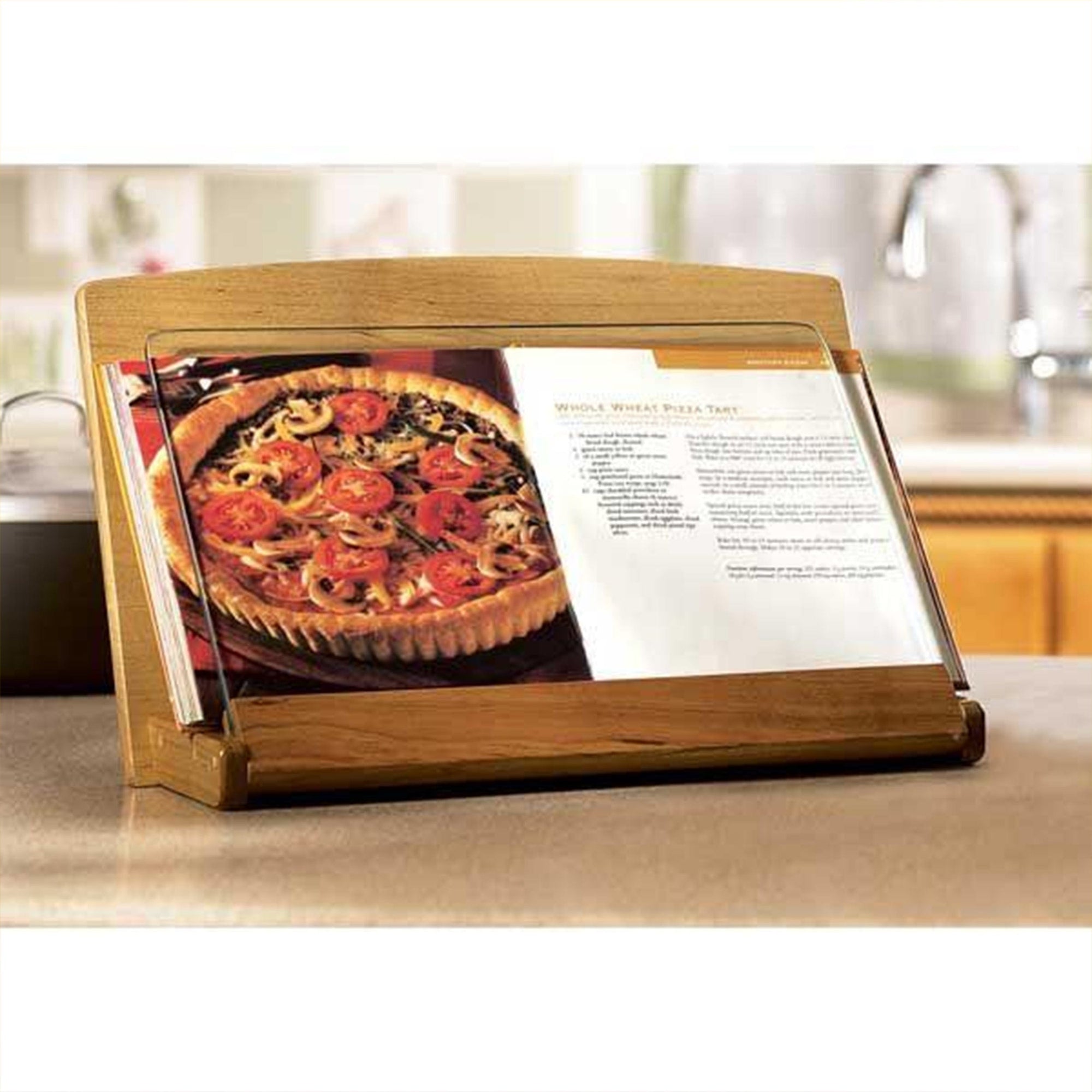 Downloadable Woodworking Project Plan to Build Cookbook Holder alt 0