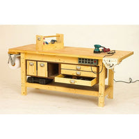 Woodworking Project Paper Plan to Build Basic Workbench and 6 Ways to Beef It Up alt 0