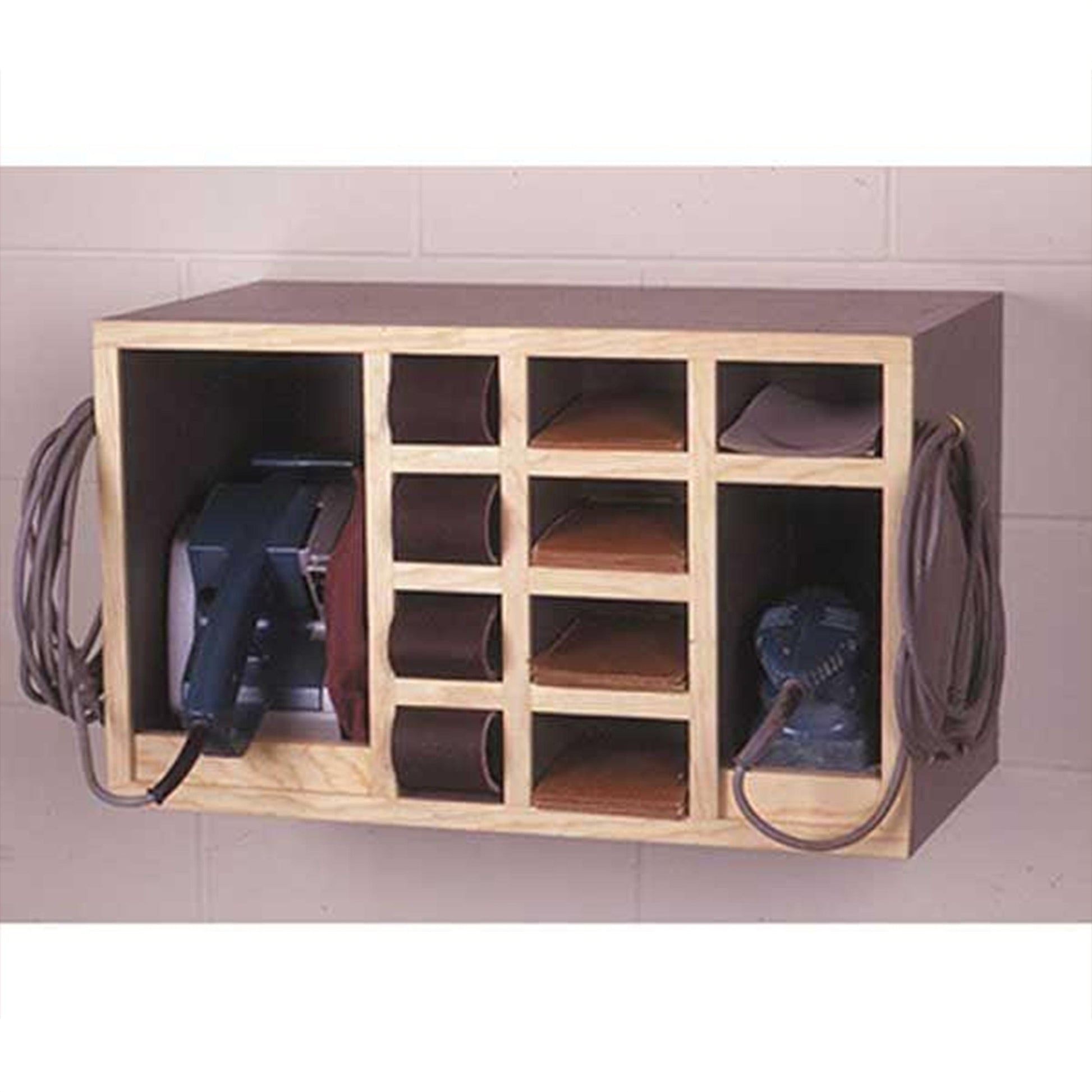 Downloadable Woodworking Project Plan to Build All-In-One Sander Cabinet alt 0