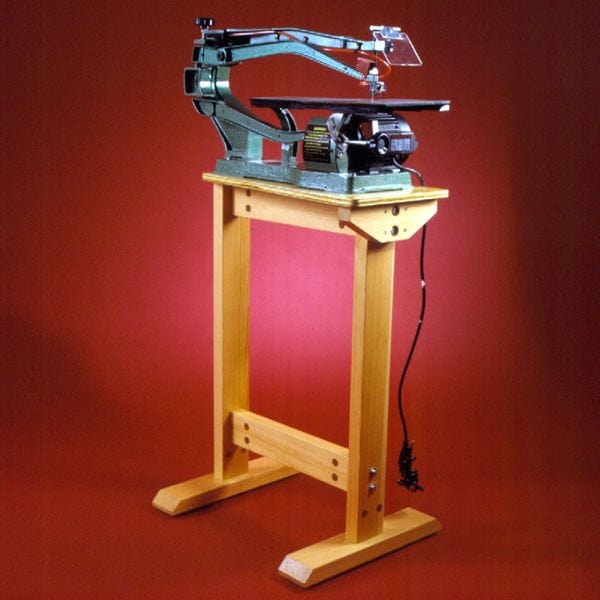 Woodworking Project Paper Plan to Build Super-Sturdy Scrollsaw Stand alt 0