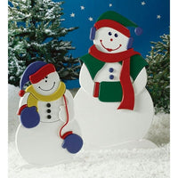 Woodworking Project Paper Plan to Build Mrs. Snow and Little Snowflake alt 0