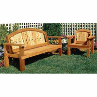 Woodworking Project Paper Plan to Build Arched Bench and Chair alt 0