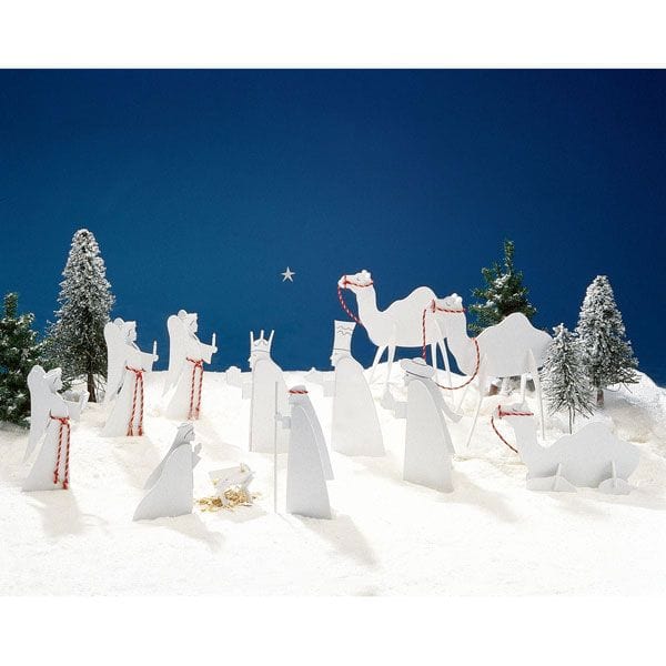 Woodworking Project Paper Plan to Build Tabletop Nativity Figures alt 0