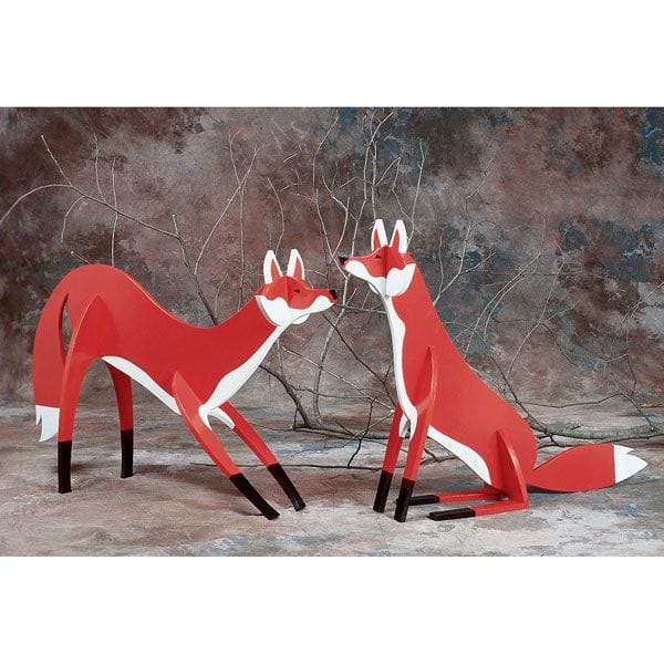 Woodworking Project Paper Plan to Build Front Yard Foxes alt 0