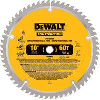 Circular Saw Blade - Construction - Fine Finish - 10" x 60 Tooth alt 0