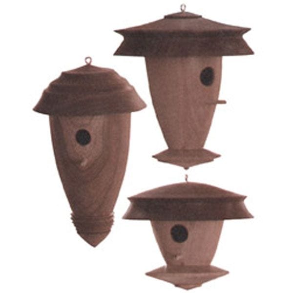 Downloadable Woodworking Project Plan to Build Decorative Turned Birdhouse alt 0
