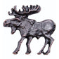 Walking Moose Pull, Left, Oil Rubbed Bronze, Model 002ORB alt 0