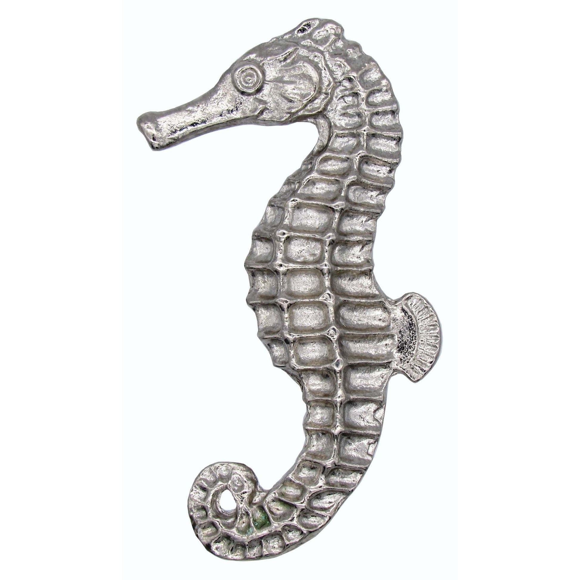 Large Seahorse Knob, Left, Nickel, Model 235N alt 0