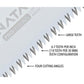 NATANOKO Replacement Blade, 330mm, Large Teeth