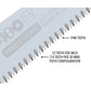 F-180 Replacement Blade, 180mm, Fine Teeth